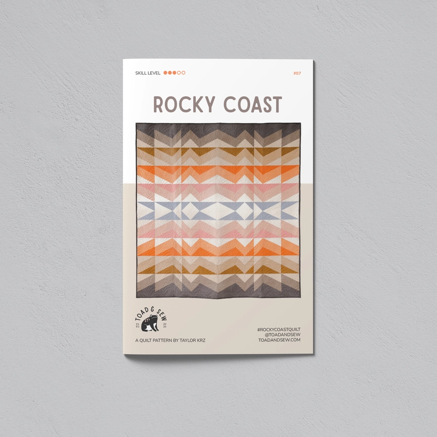 Toad & Sew- Rocky Coast Quilt Pattern