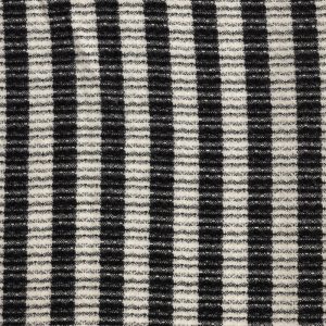 Striped Wool in Black & White - Image 4