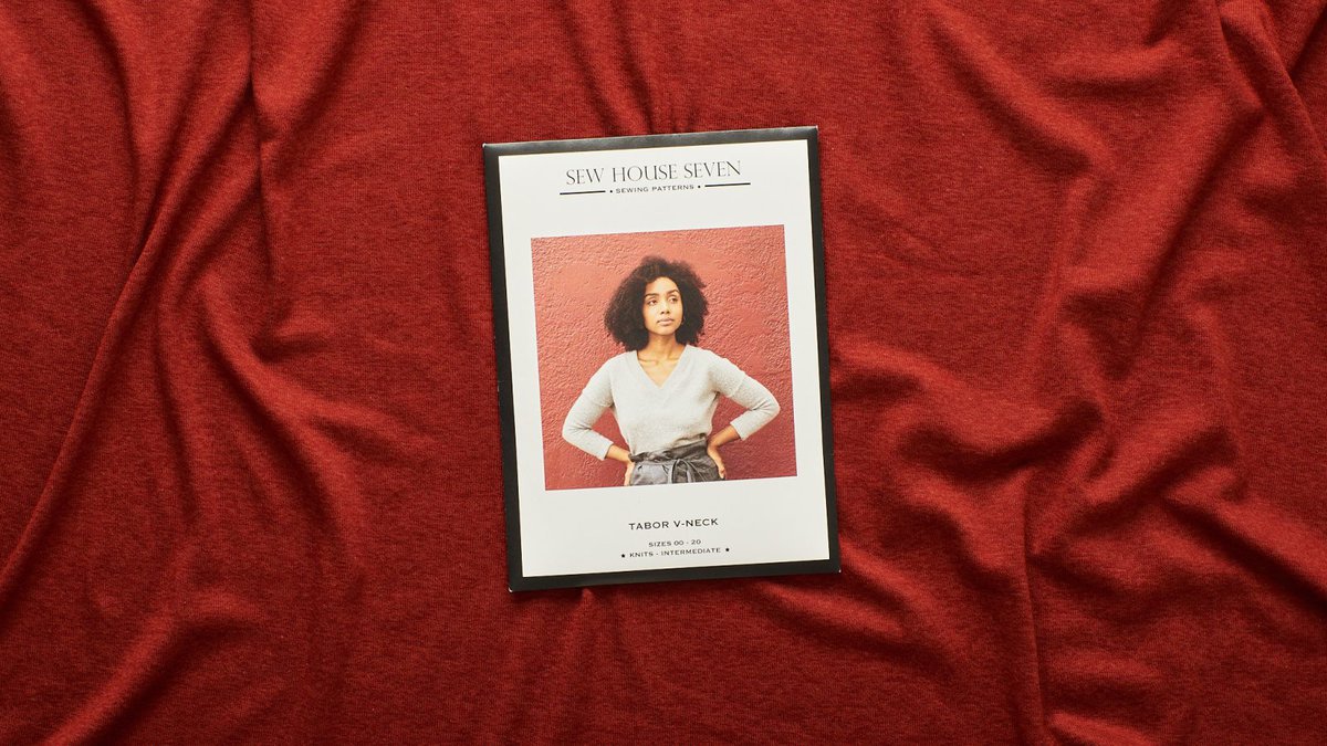 Sew House Seven Tabor V-Neck Sweater Pattern