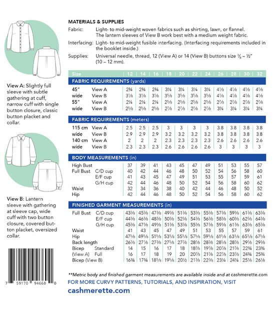 Cashmerette Vernon Shirt - Image 3
